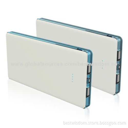 Lithium Polymer Power Banks for iPad/iPhone with 12,000mAh Output Current and Dual USB Output